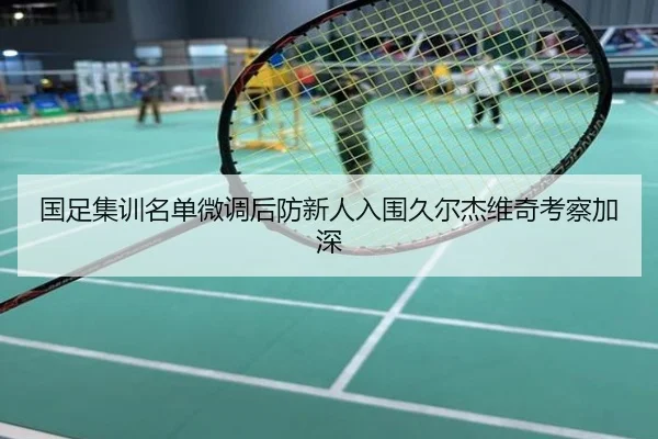 国足集训名单微调后防新人入围久尔杰维奇考察加深